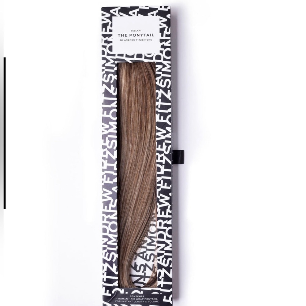 BELLAMI Blonde Brown Ombre Clip-In Ponytail